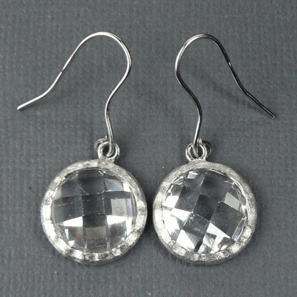 Jewelry - Dangle Briolette  Sterling Silver Earrings